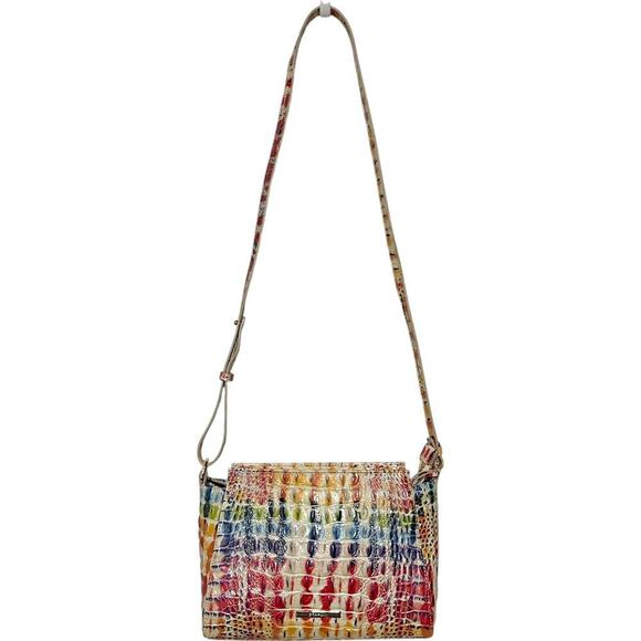 BRAHMIN Melbourne Leather  Hillary Crossbody In Celebrate - Picture 4 of 16